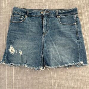 LOFT Blue Jean Shorts
